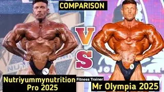Сравнение Ким Энджел Мистер Олимпия 2025 и Nutriyummynutrition Pro 2025 #сравнение #mrolympia2025