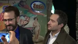 Marco Giallini e Claudio Santamaria sul set di Rimetti a noi i nostri debiti. Intervista