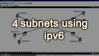 4 Subnets in 1 Router Using Ipv6 Subnet Address In Packet Tracer CLI Commands