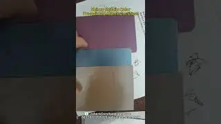 Shinny Metalic Pre painted Aluminum Sheet #prepaintedaluminumcoil #alluminum  #aluminumfactory