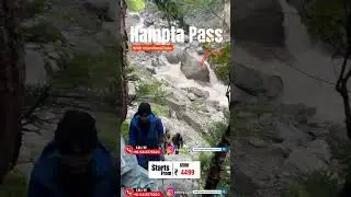 the Hampta Pass trek offers one of the most stunning views of the Indian Himalayas #shorts #trending