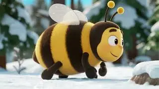 Bumble Bee Snow Hop 🐝❄️ | Fun Winter Dance Song for Kids