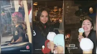 Meg delacy and Yvette monreal on set Stargirl season 2 #29