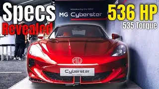 MG Cyberster Electric Sports Car Specs Revealed With 536 HP And 535 Torque