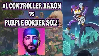 #1 Controller Baron vs Purple Border Sol!! | Season 10 GrandMaster Ranked 1v1 Duel - SMITE