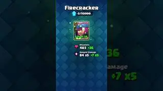 Evolved Firecracker Upgraded to level 14 #clashroyale#firecracker#level14#arenabattles#supercell#cr7