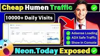 How to buy website traffic from neon today website/ Cheap website traffic for Adsense #cheaptraffic