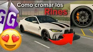 Tutorial | como hacer el nuevo cromo en los rines‼️ | Car Parking Multiplayer
