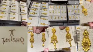 Huge Collection Tanishq Lightweight Gold Bali Earrings Designs With Price /Drop earrings /Earrings