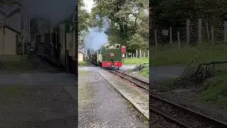 Lyd stops at Boston Lodge halt #shorts #railway #passengertrain