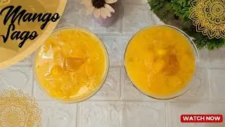 Mango Sago Dessert Recipe | Creamy Summer Treat with Tapioca Pearls | mango sago drink 
