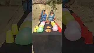 Best balloon 🎈 pop win burger 🍔🍔 family challenge #sorts #game