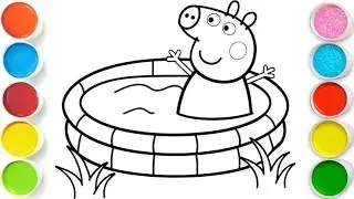 Peppa Pig Drawing, Painting & Coloring For Kids and Toddlers_ Child Art