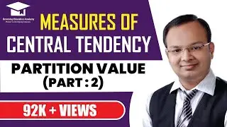 #6 | Measures of central tendency | Partition Value (Part -3)