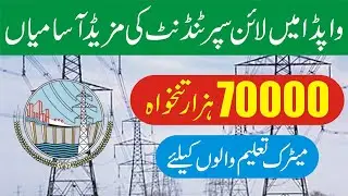 Wapda Lesco Line Superintendent Jobs 2025-Wapda Superintendent Jobs 2025 - Latest Wapda Vacancy 2025