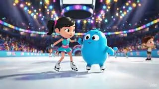 Bloopi and Oya Ice Skating Action Adventure