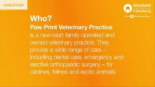 Braemar Finance funds specialist equipment for veterinary new start