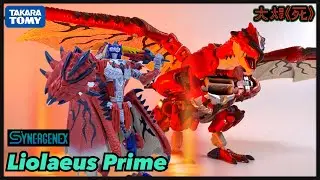 狩獵開始！TAKARA TOMY T-SPARK SYNERGENEXリオレウスプライム (變形金剛 x Monster Hunter 雄火龍柯柏文 Liolaeus Prime)