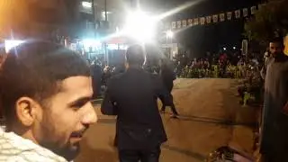 جوبي مناف الدليمي ومحمد الفهداوي مع الفنان حامد الفراتي في العامريه