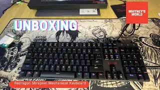 Unboxing Redragon Shrapnel Mechanical Keyboard