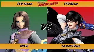 Operation: Mute City TOP 8 LOSERS FINAL | TCV Yakko (Hero) vs ITD Bayo (Bayonetta, MinMin)