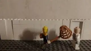 LEGO Minifigure catches LEGO Stormtrooper in a net #legosm123 #legostopmotion