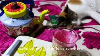 DIY KETTLE ART || OLD KETTLE PAINTING || DECOUPAGE ON KETTLE || DIY TEA SET
