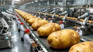 How Potato Chips Are Made &ndash; Inside the Modern Industrial Production Line (Full Process)