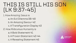 Luke 9: 37-45- 