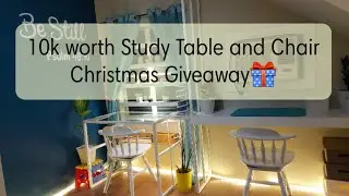10k worth Study Table and Chair Christmas Giveaway|| Dolgely Santos