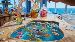 Which Magic Sink Would You Choose?🍦🍿🍎 AI ASMR | Relaxing Flowing Textures