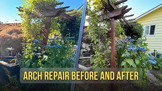 Backyard arch repair. Handyman near me