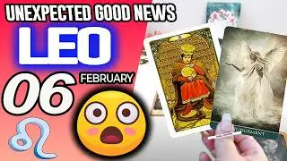 Leo ♌😃 UNEXPECTED GOOD NEWS 😲 horoscope for today FEBRUARY 6 2026 ♌ #leo tarot FEBRUARY