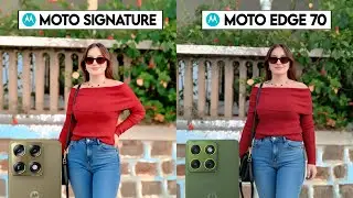 Сравнение камер Motorola Signature 5G и Motorola Edge 70 5G: тест и сравнение.