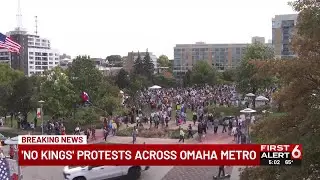 'No Kings' protests across Omaha metro