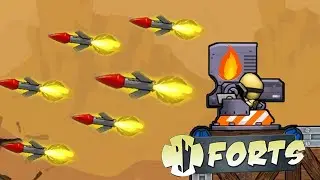 PRZECIWNICY NIE MIELI SZANS z MOIMI POTĘŻNYMI RAKIETAMI | Forts Multiplayer [#9]