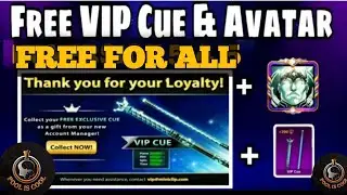 🔥 VIP CUE + VIP AVATAR TRICK | CLAIM NOW FREE IN B.DIAMOND ACCOUNTS 😘 |  POOL IS COOL 😎