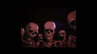 Black skeleton dance