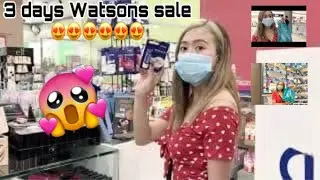 3 days Watsons Sale/Cosmetics Department Store 😍😍😍 (Gmall Davao)