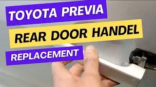 Замена ручки раздвижной двери Toyota Previa