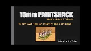 American War of Independence 40mm Front Rank Hessian figures finished painted