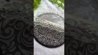Bata do please !! #sculpturepainting #satisfying #art #floraart #stencilart