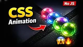 Amazing Bubble Animation using HTML & CSS | Pure CSS Animation Tutorial