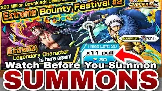 New 30 Rds Ex Kid And Law Summons(Worth It?) In One Piece Bounty Rush...