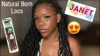 Janet Collection 2x Mambo Natural Born Locs Review 🌼 | KweenC