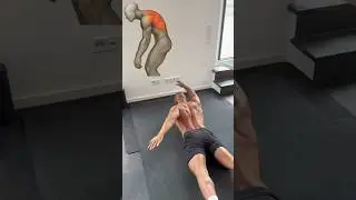 POSTURE CORRECTION - Upper back strength, shoulder & spine mobility #backpain #posture #shorts