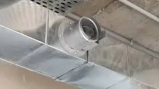 Volume Damper In Square Duct  #ductingWork #volumeDamper #sitework #installationofducting #VRV  #VRF