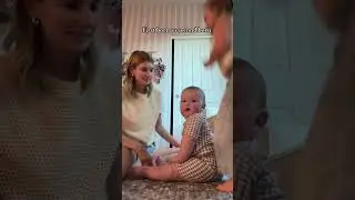 Sibling slaps baby brother 🤣🤣