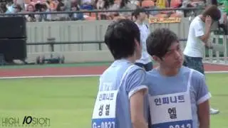 110827 Idol sports Sungyeol being cute