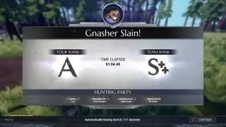 Dauntless Speedrun - Quad Gnasher(LVL3) in 1:04:49 (WR)